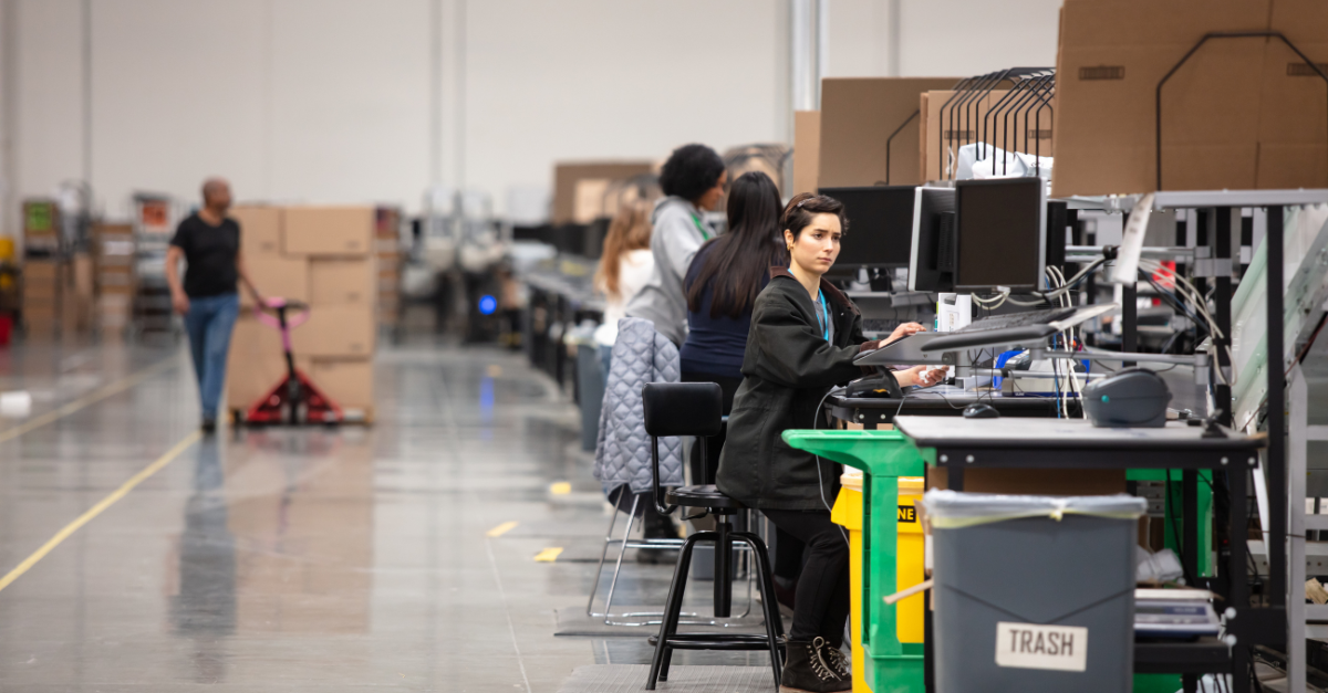 How does the fulfilment centre work?